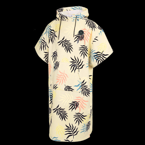 Mystic - Poncho Velours AOP - Pastel Yellow